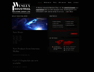 wesleymachine.com screenshot