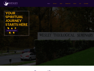 wesleyseminary.edu screenshot