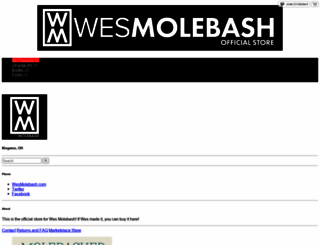 wesmolebash.storenvy.com screenshot