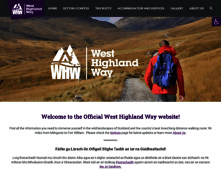 west-highland-way.co.uk screenshot