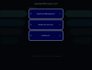 westandforcare.com screenshot