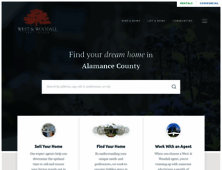 westandwoodallrealestate.com screenshot