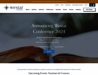 westarinstitute.org screenshot