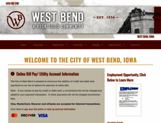 westbendiowa.com screenshot