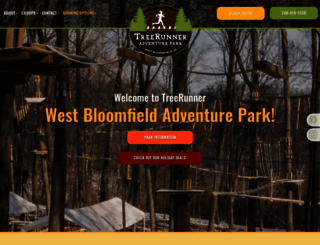 westbloomfieldadventurepark.org screenshot
