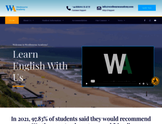 westbourneacademy.com screenshot