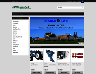 westbrooktrailerparts.com screenshot