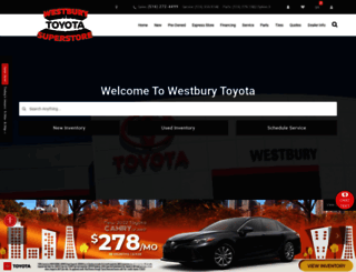 westbury-toyota.com screenshot