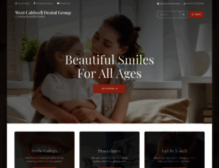 westcaldwelldental.com screenshot