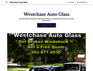 westchaseautoglass.com screenshot