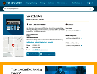 westchester-ca-4417.theupsstorelocal.com screenshot