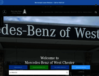 westchester.mercedesdealer.com screenshot