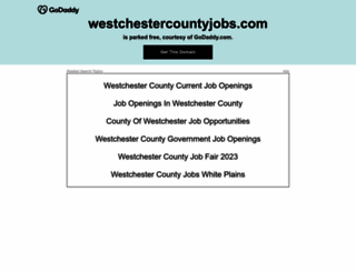 westchestercountyjobs.com screenshot