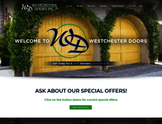westchesterdoorsinc.com screenshot