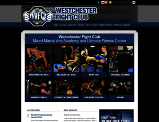 westchesterfightclub.com screenshot