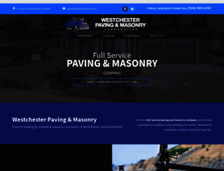 westchesterpaving.com screenshot
