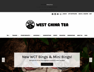 westchinateacompany.com screenshot