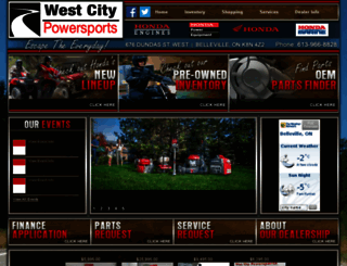 westcitypowersports.ca screenshot