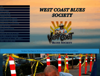 westcoastbluessociety.org screenshot