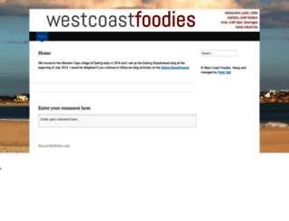 westcoastfoodies.wordpress.com screenshot