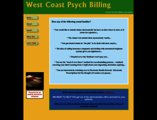 westcoastpsychbilling.com screenshot