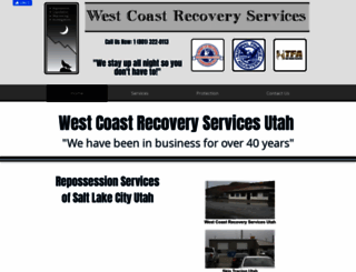 westcoastrecoveryservices.com screenshot