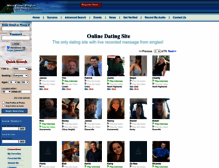 westcoastsingles.com screenshot