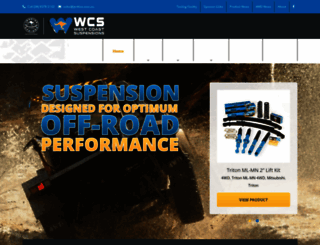westcoastsuspension.com.au screenshot