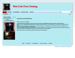westcorkovencleaning.com screenshot