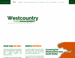 westcountrycasemanagement.co.uk screenshot