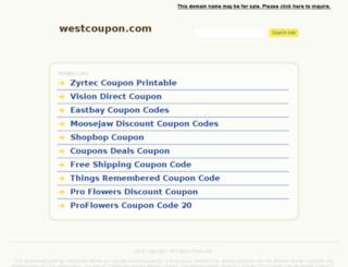 westcoupon.com screenshot