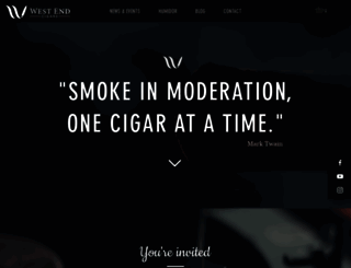 westendcigar.com screenshot