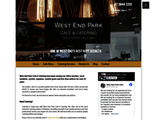 westendparkcafe.com.au screenshot