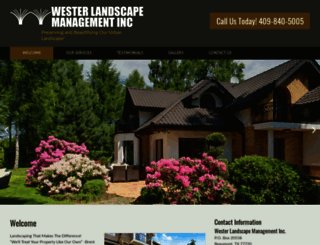 westerlandscape.com screenshot