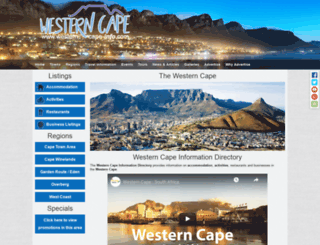 western-cape-info.com screenshot