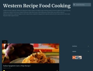 western-recipe.blogspot.com screenshot