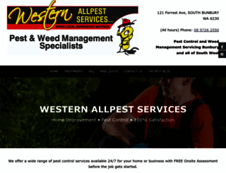 westernallpest.com.au screenshot