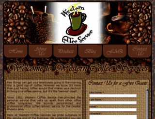 westerncoffee.com screenshot