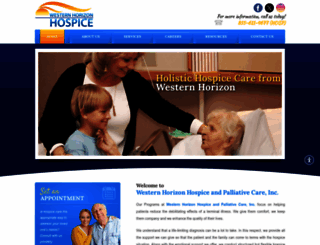 westernhorizonhospice.com screenshot