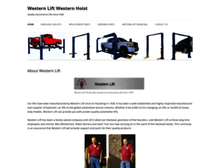 westernlift.org screenshot