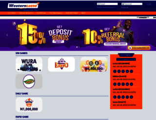 westernlotto-bet.com screenshot