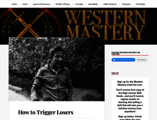 westernmastery.com screenshot