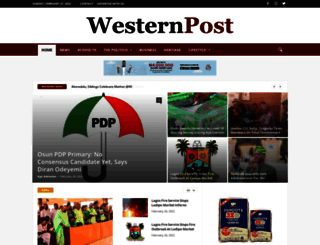 westernpostnigeria.com screenshot