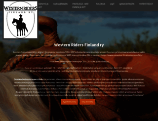 westernriders.fi screenshot