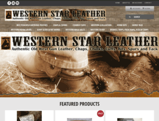 westernstarleather.com screenshot