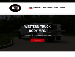 westerntruckbody.com screenshot
