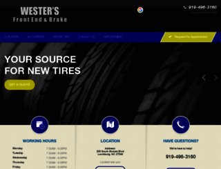 westersfrontend.com screenshot