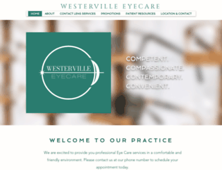 westervilleeyecare.com screenshot