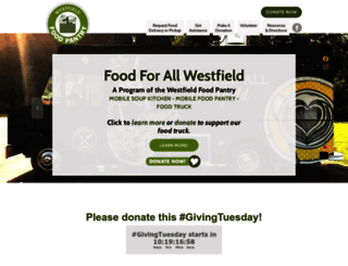 westfieldfoodpantry.org screenshot