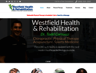 westfieldhealthandrehab.com screenshot